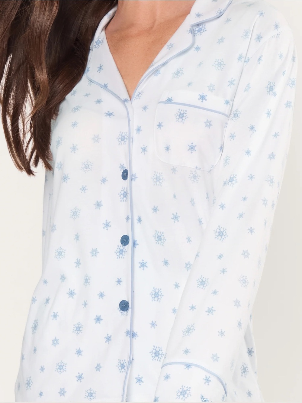 NWT Petite Plume Pima Pajama Set in Periwinkle Wonderland